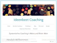 Tablet Screenshot of ideenbeet.com